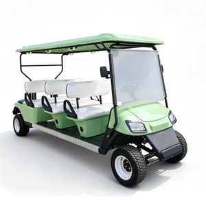 Voiturette de golf électrique 6 places avec châssis en acier haute résistance certifiée CE et GCC - Product Image 1