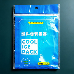 Cool Ice Pack 24 Grid 10 Pcs Disposable Plastic Ice Mold For Food Preservation - Product Image 1