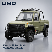 Электрический пикап 4x4 на заказ с грузовым отсеком для перевозки товаров на ранчо, напрямую от производителя