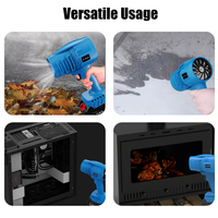 Souffleur de tempête à batterie au lithium mini, 40000 tr/min, haute vitesse, 500W, pour élimination de la poussière et de la neige - Sortie d'usine