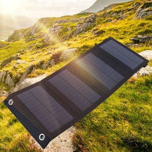 Panel Solar Portátil Plegable de 10W en Bolsa |   Cargador USB para Teléfono para Acampar al Aire Libre - Product Image 4