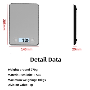 Báscula inteligente Digital LCD, báscula electrónica para hornear para el hogar, Bluetooth conectado con aplicación, medida de alimentos para el cuidado de la cocina - Product Image 4
