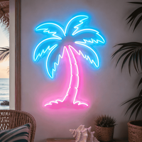 Lot en gros de néons LED personnalisés, conception gratuite, lumière acrylique, nom personnalisé pour cadeau d'anniversaire, fête, décoration murale de chambre