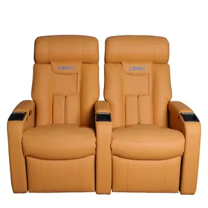 High Quality Leather Luxury Theater Recliner VIP Theater Sofa For Sale