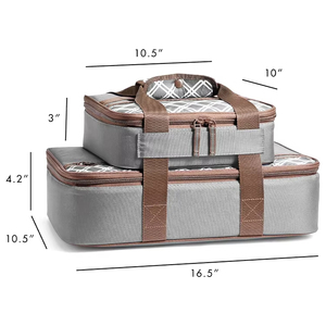 Sac isotherme à double fermeture éclair, imperméable, facile à utiliser, nouveau design, pour garder les aliments au <span class=keywords><strong>chaud</strong></span>/au froid - Product Image 3