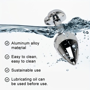 3 pz/set S M L in metallo anale <span class=keywords><strong>Plug</strong></span> anale in acciaio inox Fetish adulti giocattoli del <span class=keywords><strong>sesso</strong></span> anale cuore di cristallo gioielli anale <span class=keywords><strong>Plug</strong></span> anale per gli uomini donna - Product Image 6