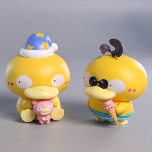 Figurine de collection PVC Pokémon GK Summer Slowpoke Nap Psyduck style Frozen, modèle de jouet anime - Product Image 4