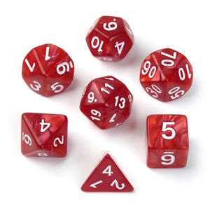 Bán buôn trò chơi hội Đồng Quản Trị 7 cái DND xúc xắc Bộ RPG Trò chơi số lượng lớn đá quý đa diện xúc xắc Bộ - Product Image 2