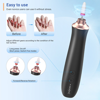 Poignée de haute qualité manucure pédicure Mini lime Portable E Set perceuse rechargeable sans fil Logo perceuse à ongles électrique