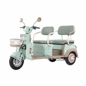Triciclo Eléctrico Cómodo para Pasajeros, Triciclo para Parques <span class=keywords><strong>de</strong></span> Ocio, Desplazamientos Diarios, Motocicleta, <span class=keywords><strong>Transporte</strong></span> Urbano para Adultos con Toldo - Product Image 3