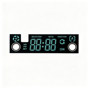 Oem Custom Countdown <b>Timer</b> Control Panel Membrane <b>Switch</b> Sticker Reset Start Stop Min Sec Pvc Pet Adhesive Printed - Product Image 6