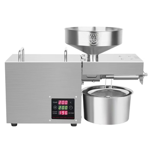 Mesin Pengolah Minyak Otomatis untuk Biji Kacang Tanah, Tingkat Ekstraksi Tinggi, Stainless Steel, 3-6 Kg/jam dengan Pengontrol Suhu - Product Image 1