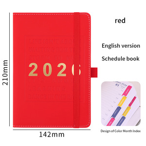 สมุดบันทึกปฏิทินภาษาอังกฤษปี 2026 แบบสัปดาห์  น่ารัก  วางแผนได้ <span class=keywords><strong>365</strong></span> วัน  สมุดบันทึกสไตล์ธุรกิจ  พร้อมกล่องของขวัญ - Product Image 6