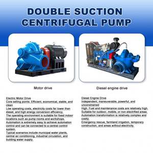 Bomba de Succión Doble Móvil Diésel de 20/35/75 hp, 4/6/8/10 Pulgadas, para Suministro de Agua Agrícola/Urbanizado, Control de Inundaciones y Drenaje - Product Image 4