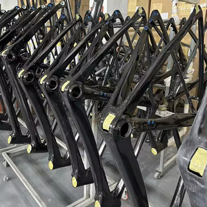 שלדת אופניים מתקפלת קלת משקל במיוחד מסיבי פחמן מבריק בהתאמה אישית לאופני כביש - Product Image 5