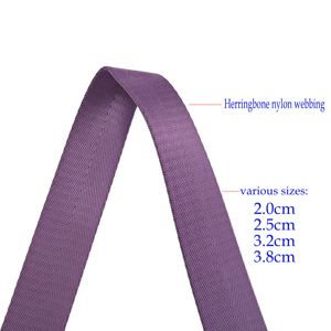 Nhà máy trực tiếp 100% nylon xương cá <span class=keywords><strong>Webbing</strong></span> nặng Dây đai cho túi võng leo núi ngoài trời và DIY làm dây đeo hành lý - Product Image 3