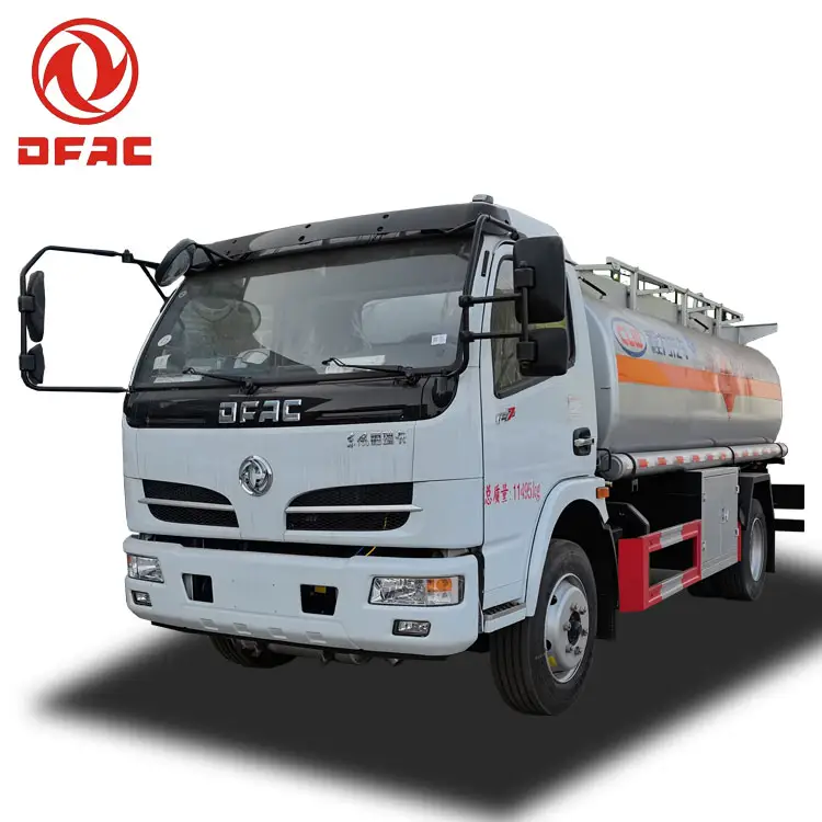 New 10000L Dong Feng 10 Mét Khối 4*2 Refueler Carbon Thép Diesel/Xăng/Dầu/Nhiên Liệu Tank Giao Hàng Tiếp Nhiên Liệu Xe Tải