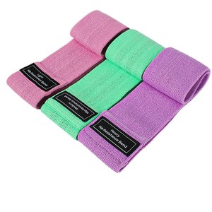 Golden Wolf Star Yoga Resistance Band Light Elastic Knitted Stretching <b>Exercise</b> Band For Glute <b>Leg</b> Training - Product Image 1