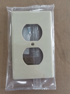 Barep <span class=keywords><strong>ul</strong></span> được liệt kê 1-gang trắng điện PVC PC nhựa tường điện trang trí nội thất Outlet Bảng điều chỉnh tấm bìa cho ổ cắm - Product Image 2