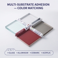 Scellant silicone neutre haute performance JUNBOM pour la construction de murs-rideaux en verre et fenêtres en aluminium, résistant aux intempéries sr5