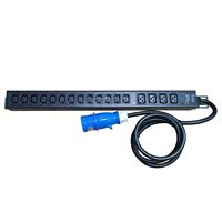 GWGJ Zero U 17port C13 & C19 32A 240V 8KW support en alliage d'aluminium PDU prise de courant
