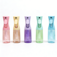 Bouteille pulvérisateur réutilisable pour soins capillaires et maquillage, pulvérisation ultra-fine et continue, bouteille pulvérisateur d'huile alimentaire pour la cuisson, forme ronde et plate