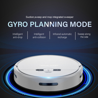 Robot aspirateur intelligent à gyroscope pour sols humides et secs avec recharge automatique, contrôle via application Wi-Fi pour hôtels, garages et usage domestique