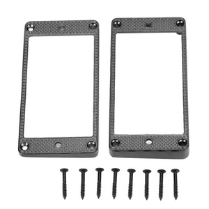 Anneau de micro Humbucker, cadre de montage en métal, fond plat, remplacement pour <span class=keywords><strong>guitare</strong></span> électrique LP, 2 pièces - Product Image 1