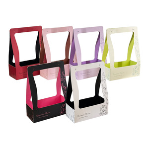 Sac à main en <span class=keywords><strong>plastique</strong></span> pour Noël/Saint-Valentin/Thanksgiving Day Panier en <span class=keywords><strong>papier</strong></span> de fleurs fraîches de poche étanche Panier de rangement transfrontalier - Product Image 5