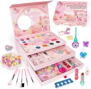 <strong>Princess</strong> Pretend Play Toy Washable Make up Kit with Real Kids Cosmetic Girl <strong>Makeup</strong> <strong>Set</strong> - Product Image 1