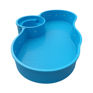 उपरोक्त भूमि और प्रवेश दोनों के लिए अनुकूलित आकार शीसे शीसे पूल खोल - Product Image 3