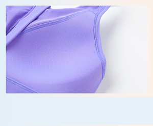 Soutiens-gorge grande taille pour femmes couverture complète avec fermeture éclair soutien-gorge grande taille <span class=keywords><strong>compression</strong></span> à séchage rapide rembourré soutien-gorge <span class=keywords><strong>de</strong></span> sport Sexy Gym - Product Image 6
