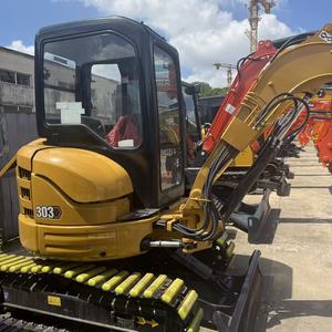 รถขุดตีนตะขาบ Caterpillar 303 มือสองแท้ น้ำหนัก 3 ตัน ประหยัดน้ำมัน หมุนได้รอบทิศทาง เหมาะสำหรับสวนผลไม้ - Product Image 1
