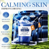 SADOER Fruit Blueberry Vitamine C Sheet Mask Gezichtsmasker Verzachtend Verhelderend Herstellend Hydraterend Zachte Formule voor