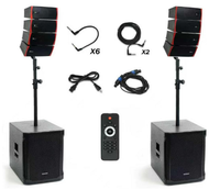 HYANKA LVP-15 Altavoces de arreglo lineal activos y pasivos de 15 pulgadas, 3*300W, altavoces de arreglo lineal amplificados, caja de arreglo lineal vacía