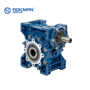 High Torque Foot Mounted Solid Shaft Helical <b>Worm</b> Gearbox for Industrial Automation & Heavy Duty Applications - Product Image 5