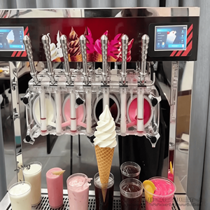 Petite machine à faire fondre la neige sur le comptoir, système de smoothies aux fruits frais pour le hall d'hôtel et le bar lounge - Product Image 5