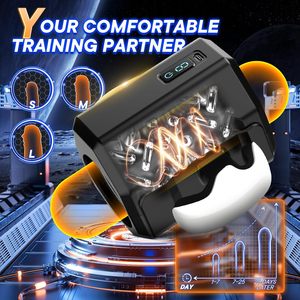 Completamente automatico maschio masturbatore telescopico 3d uomo bottiglia di masturbazione tazza per vero uomo pene <span class=keywords><strong>dildo</strong></span> massaggio vibratore - Product Image 3