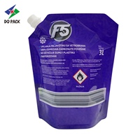 Sachet Doypack en plastique PE, résistant à l'humidité, avec impression hélio personnalisée, pour savon liquide et produits de nettoyage ménager