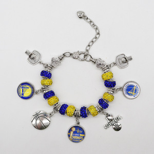 Best-seller Bracelet d'équipe de football personnalisé <span class=keywords><strong>NFL</strong></span> 32 en alliage de zinc élastique de style bohème pour hommes et femmes. pour les fêtes - Product Image 6