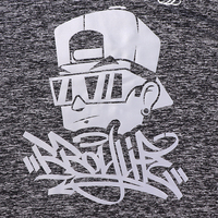 T-shirt pour homme de qualité supérieure, logo personnalisé, impression personnalisée, luxe, 180 g, respirant, écologique, col rond, été