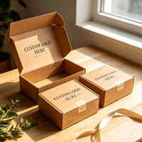 Boîte en carton personnalisée avec logo imprimé, emballage sur mesure, fond à clipser, boîte en carton avion avec finition de surface, vente en gros
