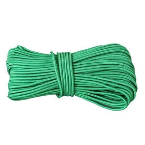 Cordon élastique tressé double enduit personnalisé en gros <span class=keywords><strong>pour</strong></span> vêtements, sacs, chaussures, tentes - Product Image 3