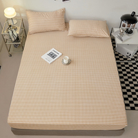 Draps de lit en polyester 100% sur mesure, doux, respirants, protège-matelas respectueux de la peau, utilisables en toutes saisons, pour la maison et la chambre à coucher