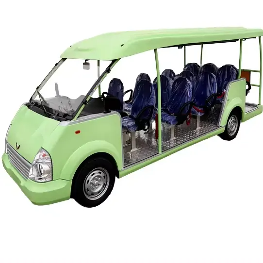 Novo produto de venda quente China Carro a gasolina verde Ônibus turístico para turismo a gasolina