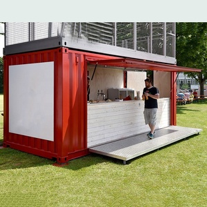Prezzo basso 20ft 40ft prefabbricata conteneur container di trasporto ristorante cafe con cucina disegni - Product Image 1