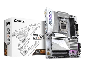Placa base <span class=keywords><strong>B650M</strong></span> <span class=keywords><strong>AORUS</strong></span> <span class=keywords><strong>ELITE</strong></span> AX ICE con WIFI DDR5 y interfaz de disco duro SATA 192GB RAM B650 Chipset para escritorios para juegos - Product Image 4