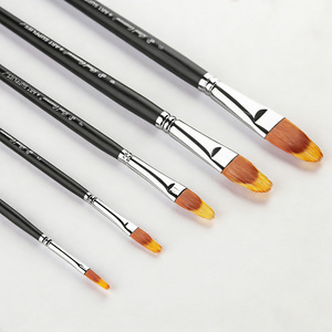 Juego de 5 pinceles de doble capa Paul Cezanne, pinceles profesionales sintéticos tipo filbert para <span class=keywords><strong>pintar</strong></span> <span class=keywords><strong>con</strong></span> texturas únicas - Product Image 5