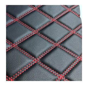 Faux <span class=keywords><strong>cuir</strong></span> PVC matelassé avec éponge de 6mm, bon marché, pour sièges de voiture, canapé - Product Image 3