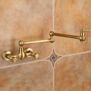 Rubinetto <span class=keywords><strong>per</strong></span> <span class=keywords><strong>Vasca</strong></span> <span class=keywords><strong>da</strong></span> <span class=keywords><strong>Bagno</strong></span> in Stile Americano con Valvola in Ceramica, Montaggio a Parete, Acqua Calda/Fredda, Beccuccio Girevole, <span class=keywords><strong>per</strong></span> Uso Domestico e Alberghiero - Product Image 1